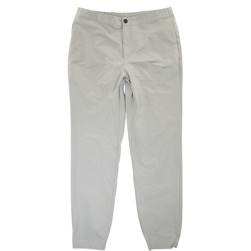 Banana Republic Motion Tech Hybrid Pants Performance Stretch Tapered Gray Men 34